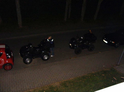 Kurz vor einer Nachtfahrt